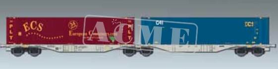 ACME 40540 - H0 - Containertragwagen, ECS, Ep. V-VI